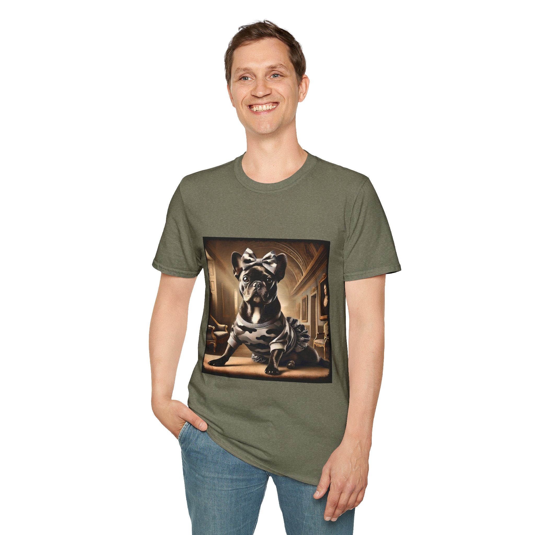French Bulldog Posh Camo | Unisex Dog T-Shirt