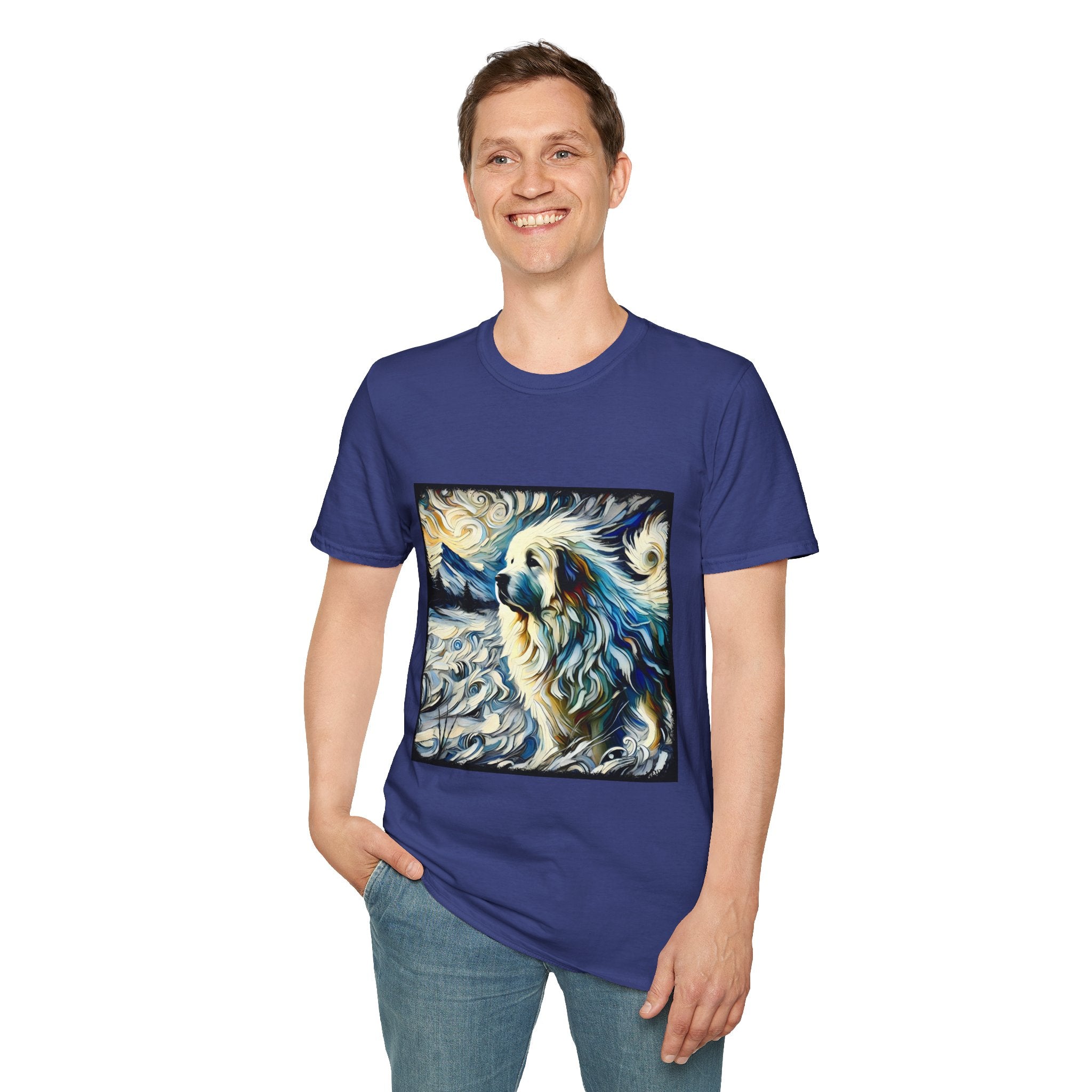 Great Pyrenees Snow Swirl | Unisex Dog T-Shirt