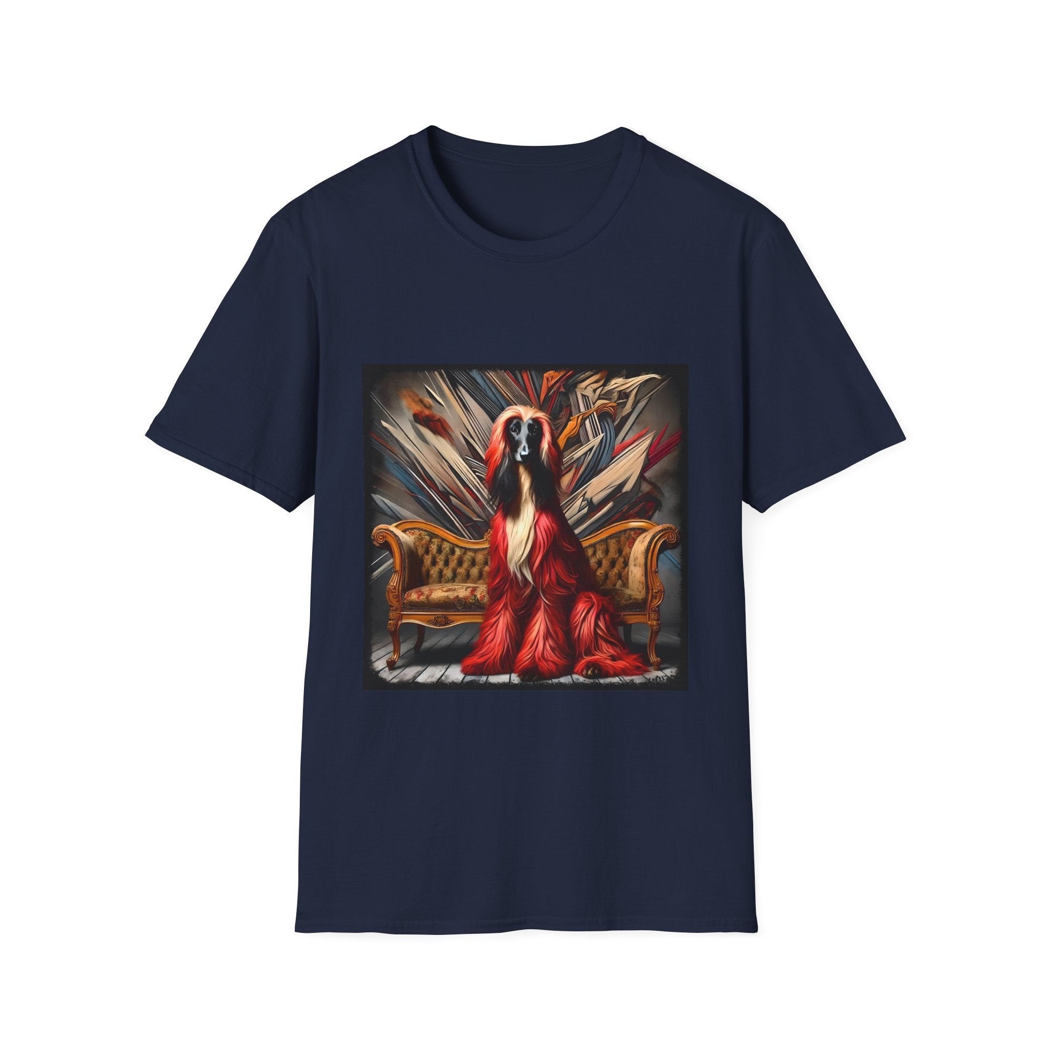 Afghan Hound Red Rebel | Unisex Dog T-Shirt