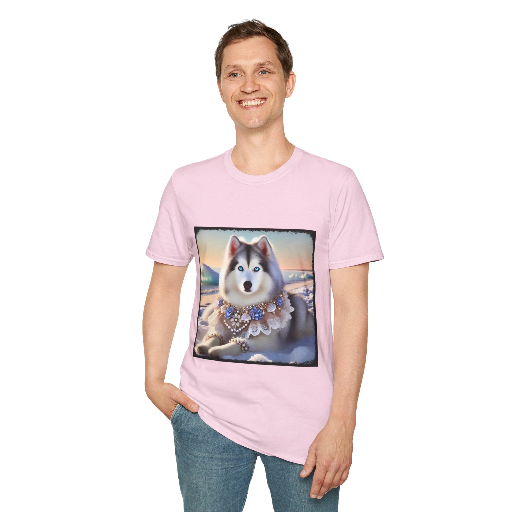 Siberian Husky Snow Princess | Unisex Dog T-Shirt