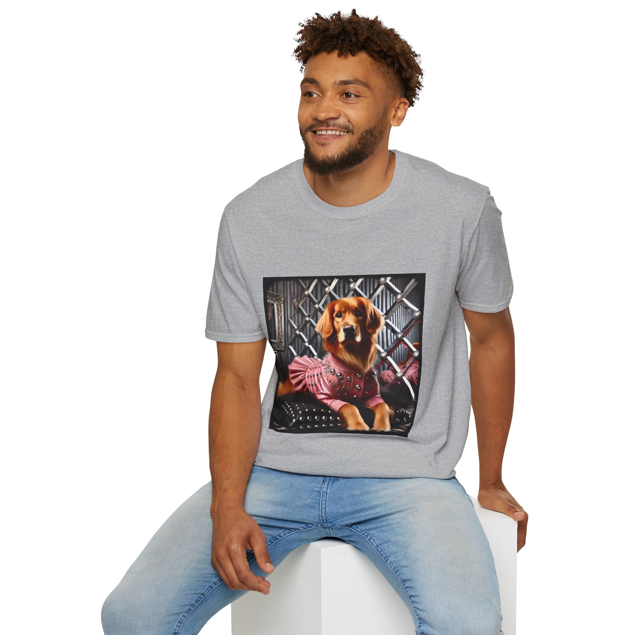 Golden Retriever Glam Icon | Unisex Dog T-Shirt