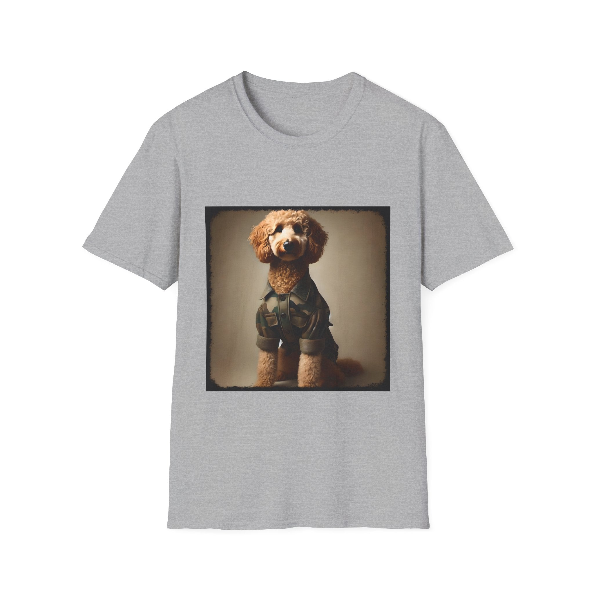 Goldendoodle Green Camo Cutie | Unisex Dog T-Shirt