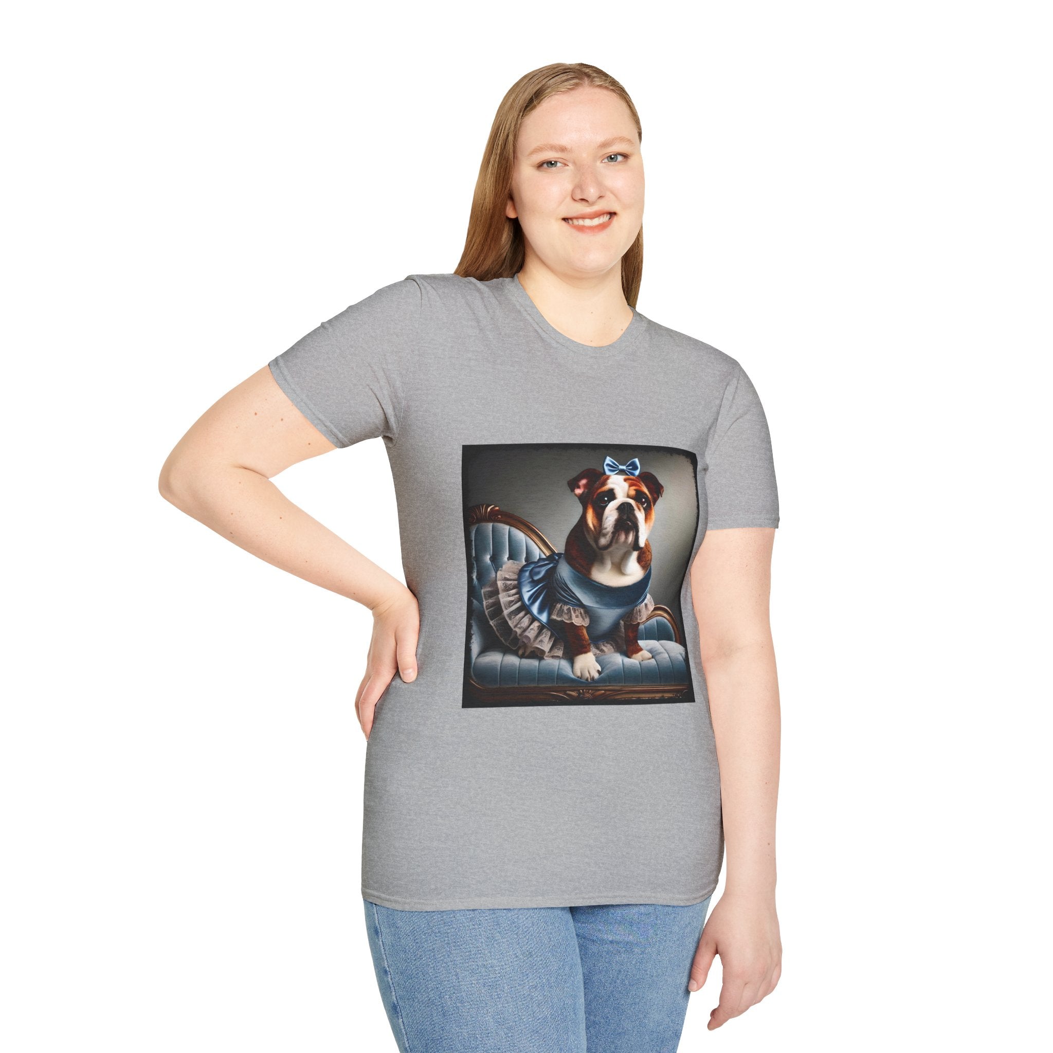 Bulldog Velvet Vixen | Unisex Dog T-Shirt