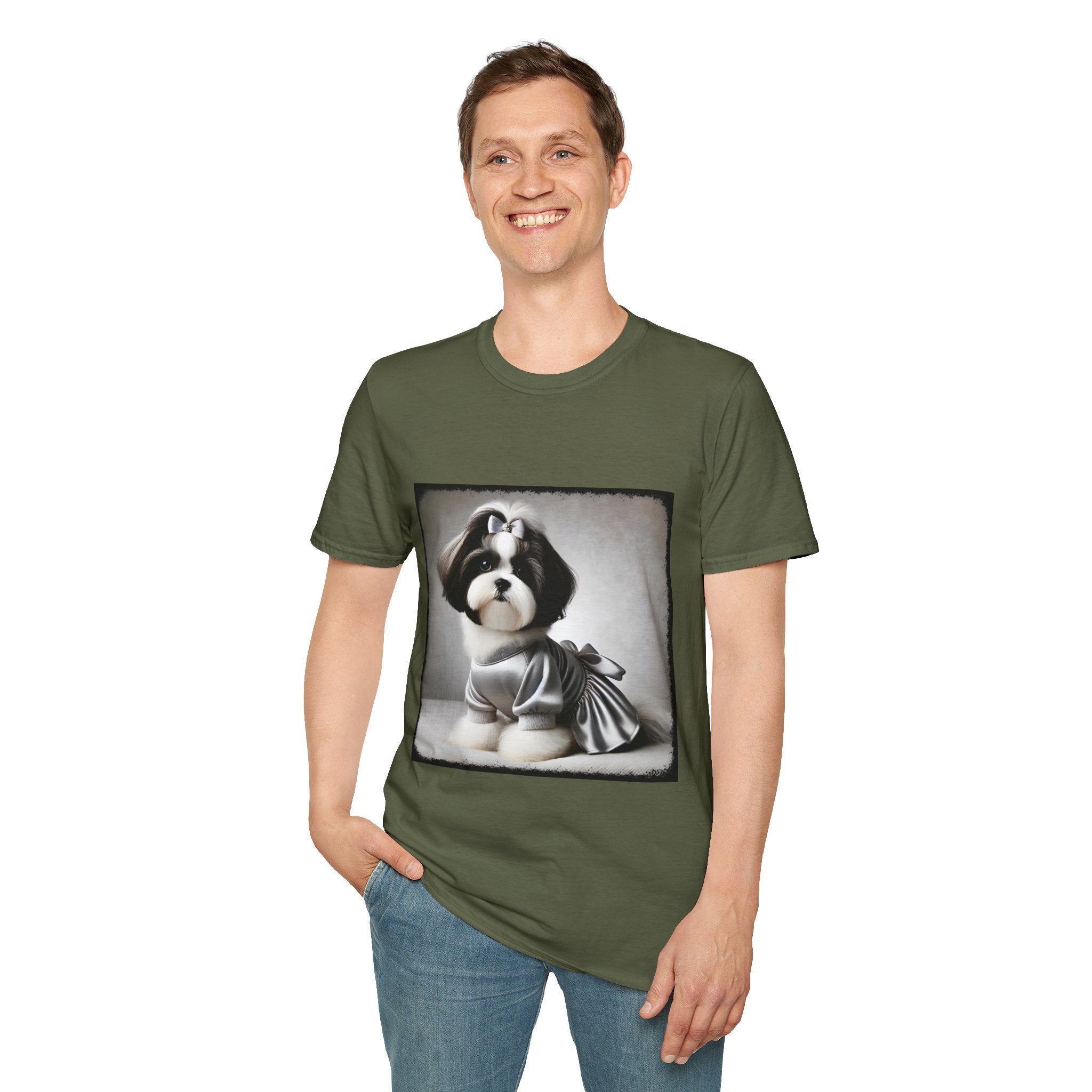 Shih Tzu Silver Sweetheart | Unisex Dog T-Shirt