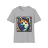 Akita Relaxed Swirl | Unisex Dog T-Shirt