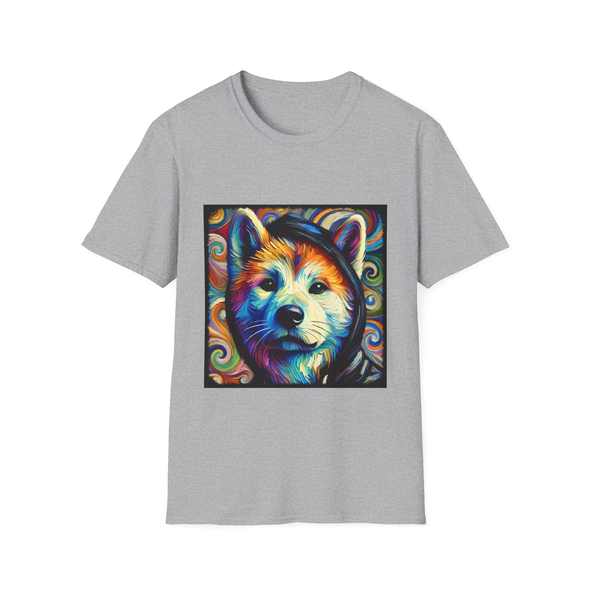 Akita Relaxed Swirl | Unisex Dog T-Shirt