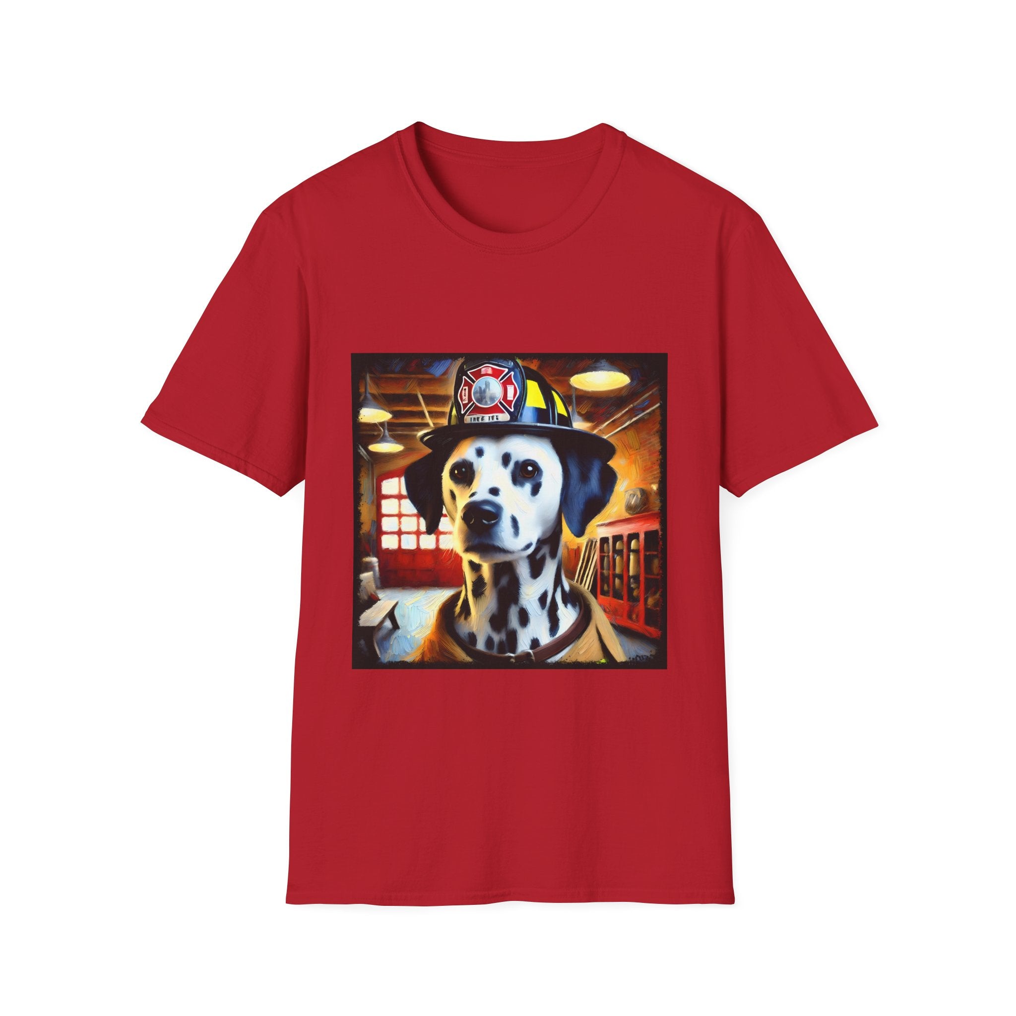 Dalmatian Fire Rescue Classic | Unisex Dog T-Shirt