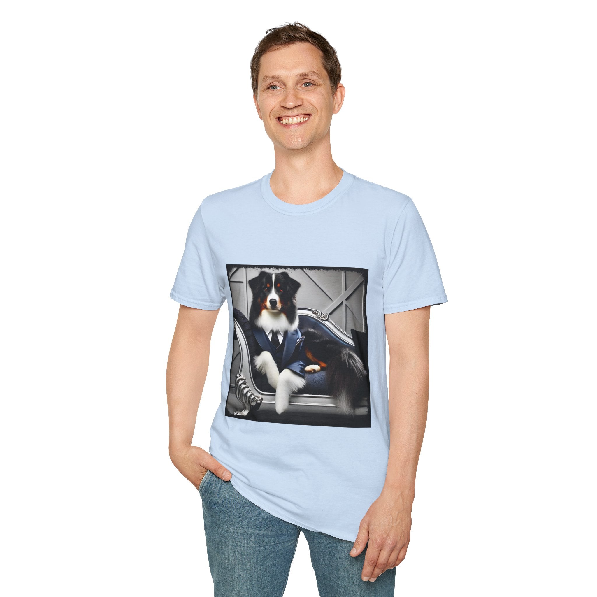 Australian Shepherd Mister Wag | Unisex Dog T-Shirt