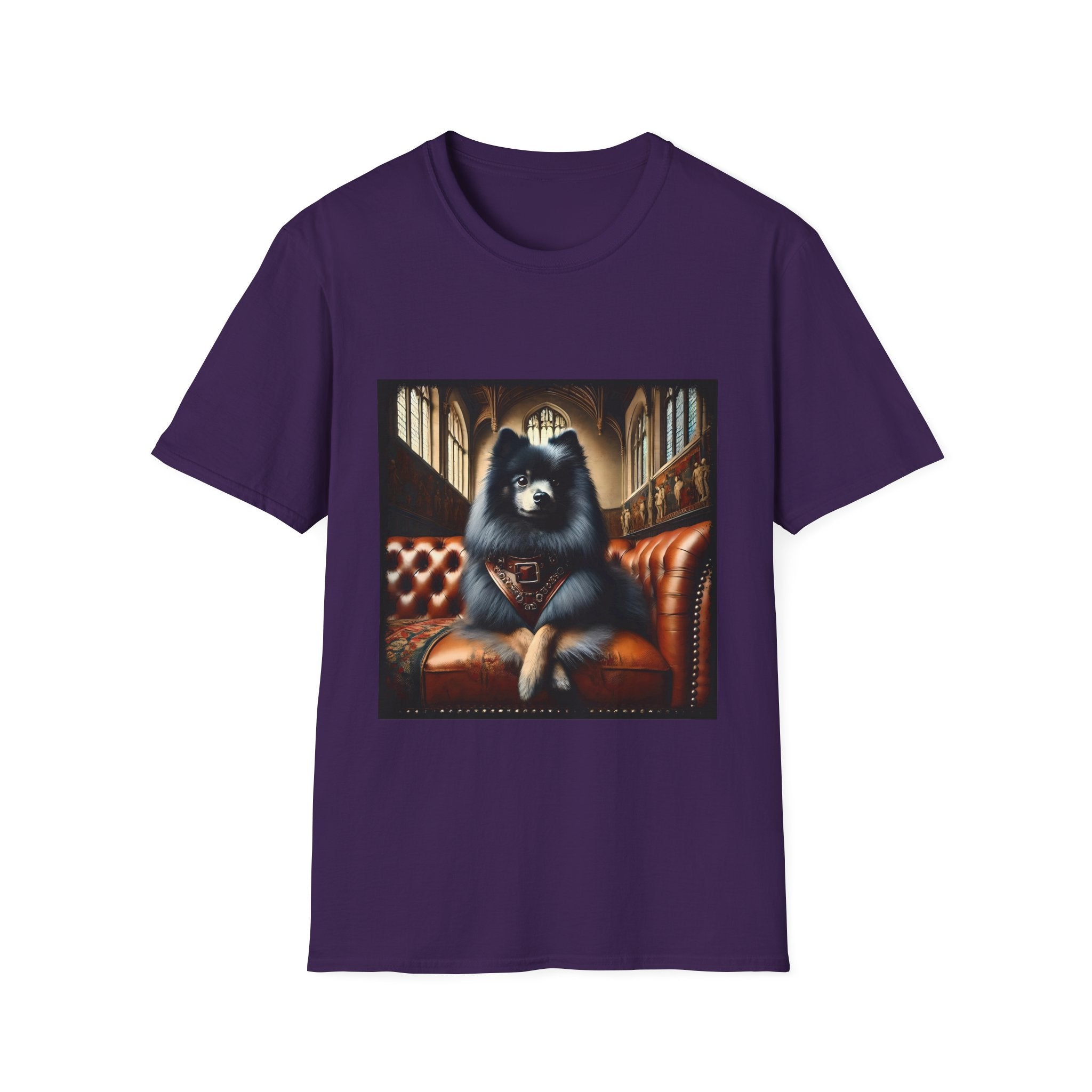 Pomeranian Poised Prince | Unisex Dog T-Shirt