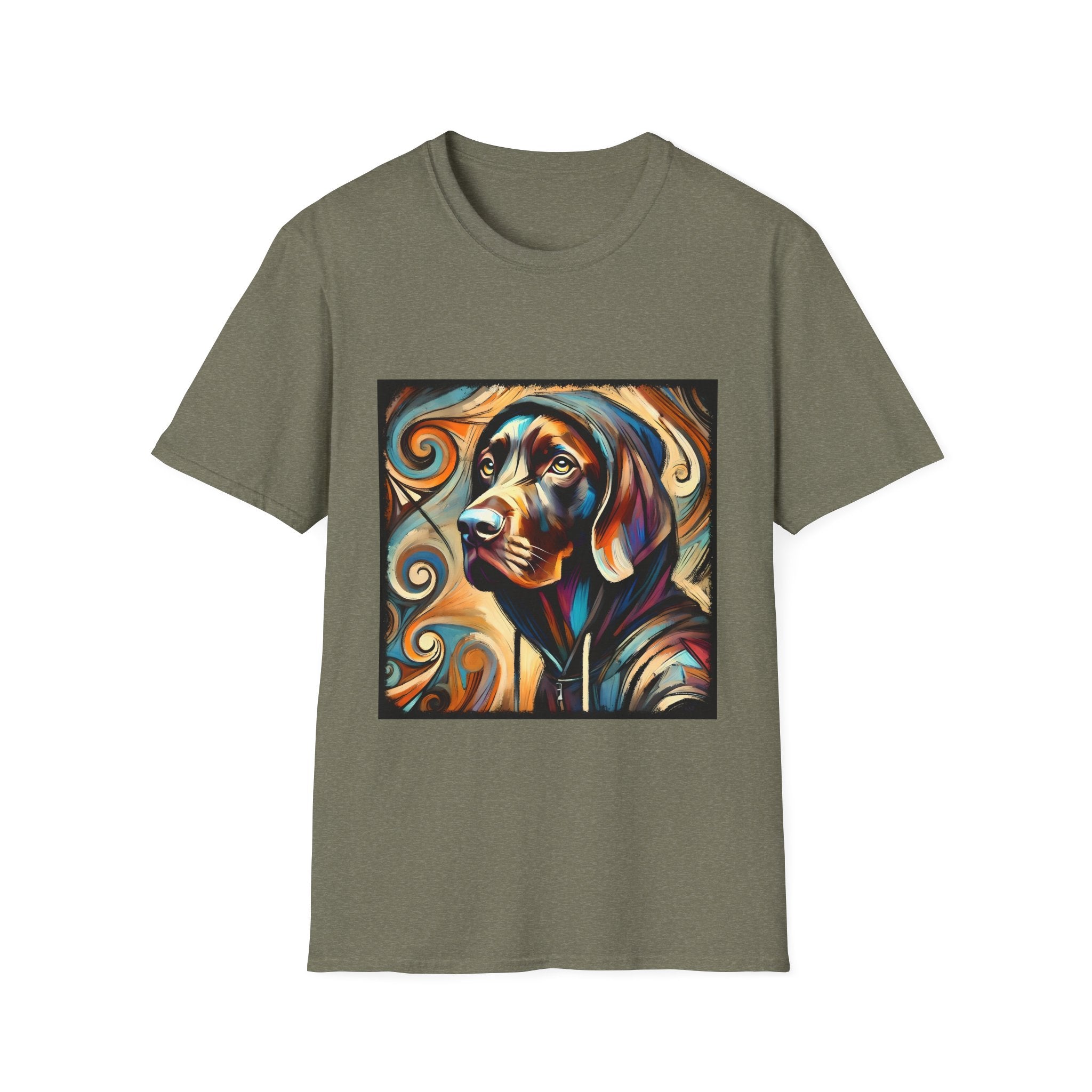 German Shorthaired Pointer Relaxed Swirl | Unisex Dog T-Shirt