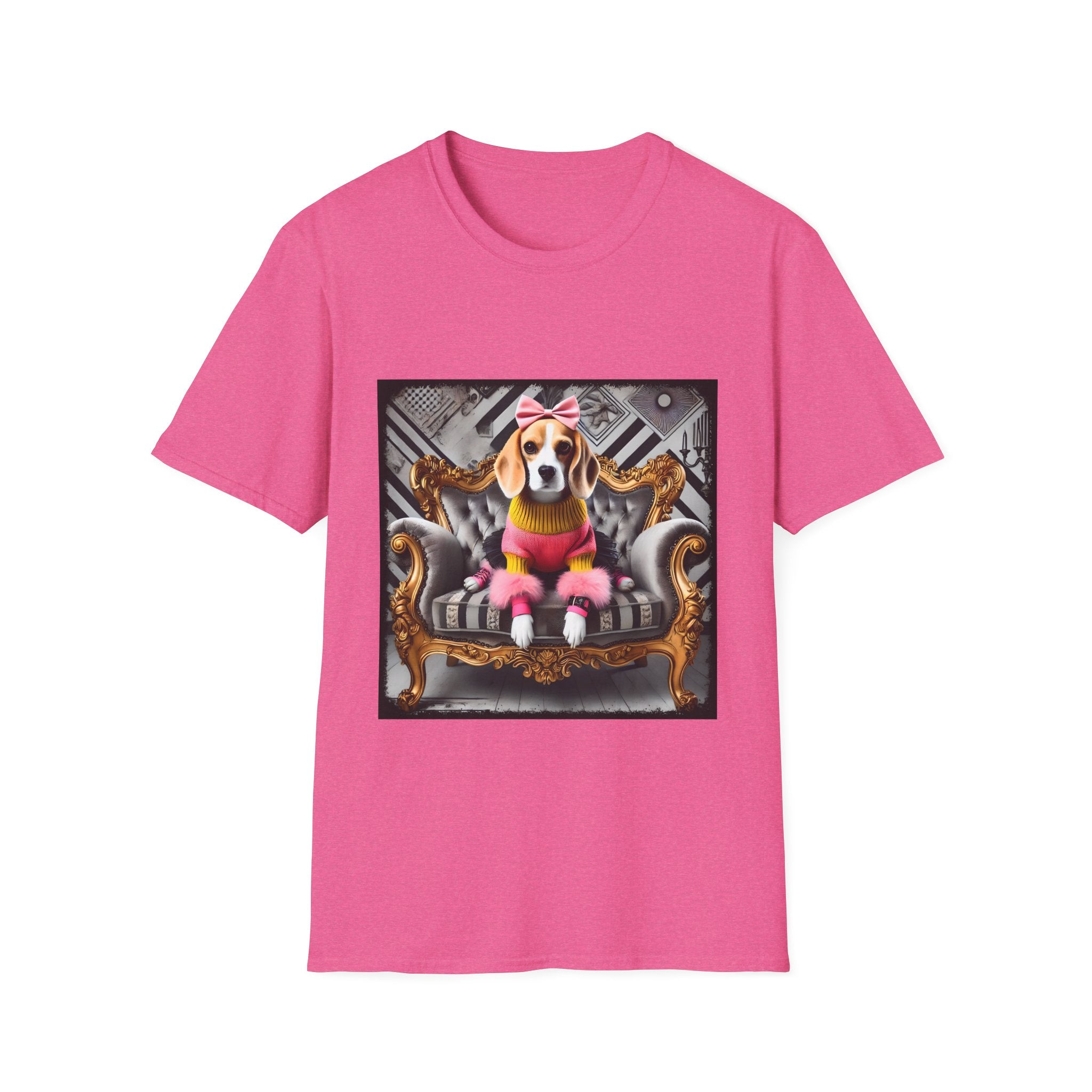 Beagle Pink Diva | Unisex Dog T-Shirt