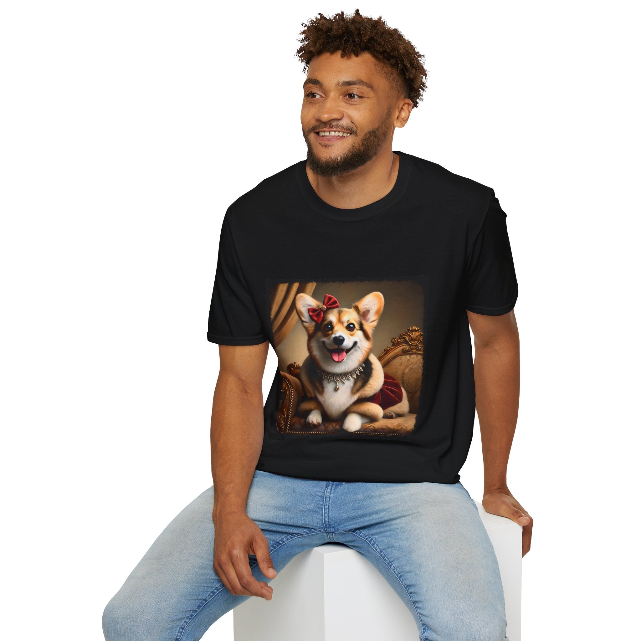 Pembroke Welsh Corgi Red Velvet Princess | Unisex Dog T-Shirt