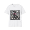 Labrador Retriever B&W Pink Bow Bold | Unisex Dog T-Shirt