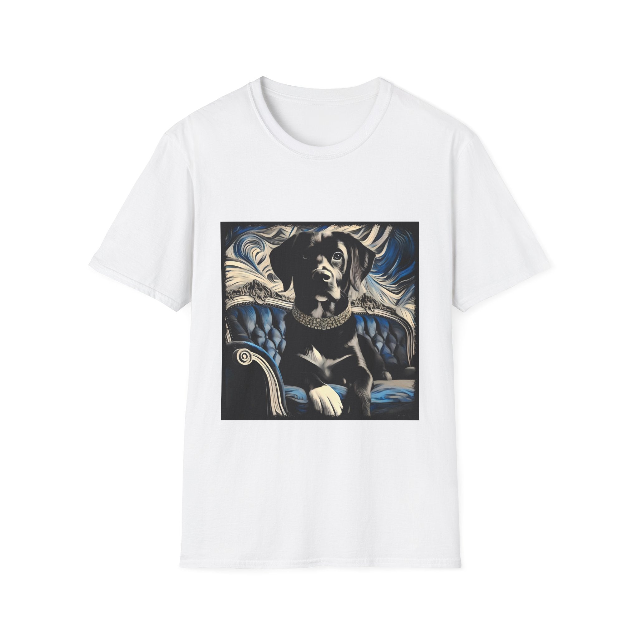 Labrador Retriever Blue and Black Swirl | Unisex Dog T-Shirt