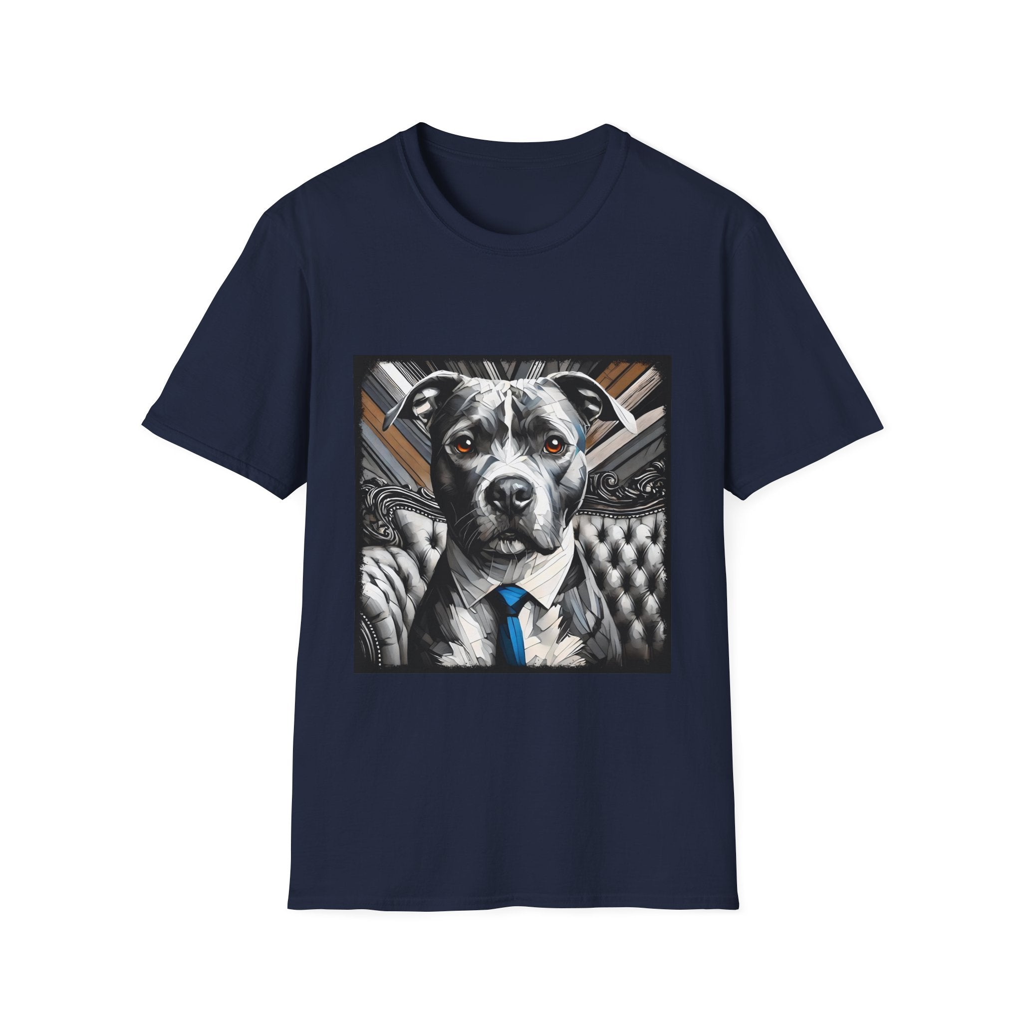 American Pit Bull Terrier B&W Bold Eyes | Unisex Dog T-Shirt