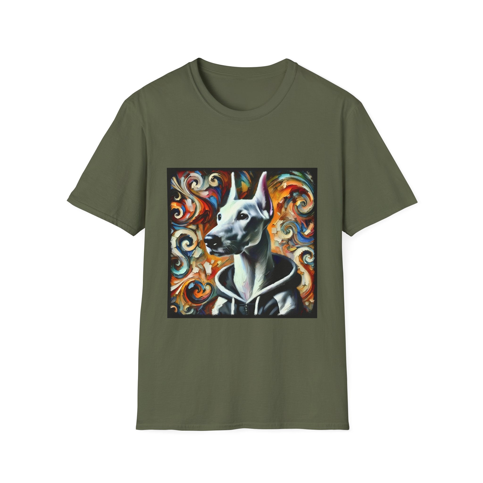 Doberman Pinscher Street Swirl | Unisex Dog T-Shirt