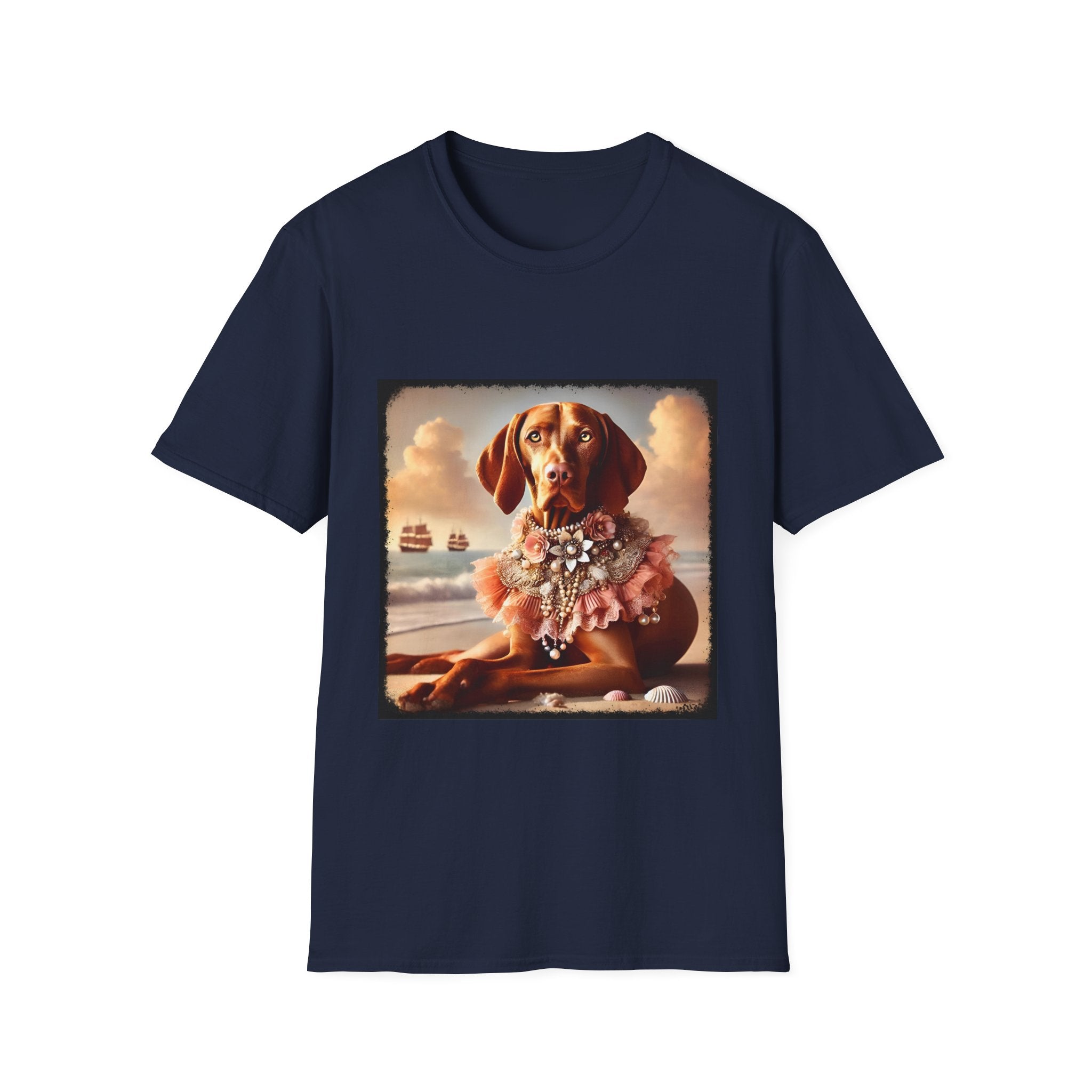 Vizsla Beach Beauty | Unisex Dog T-Shirt