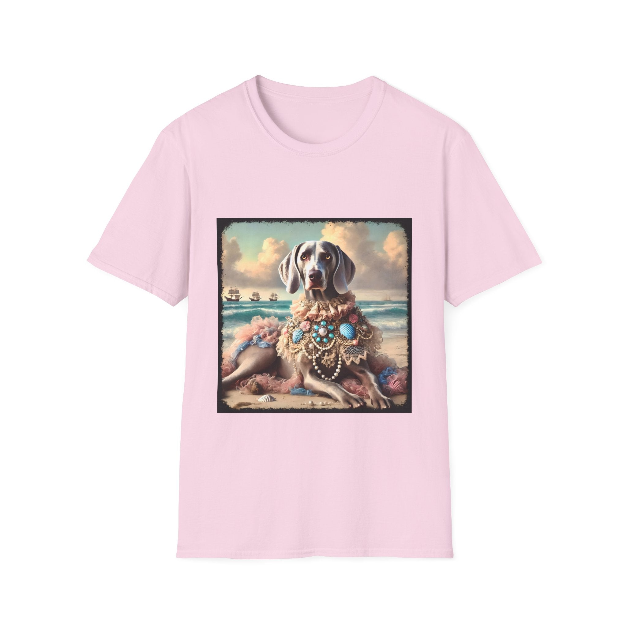 Weimaraner Seashell Siren | Unisex Dog T-Shirt