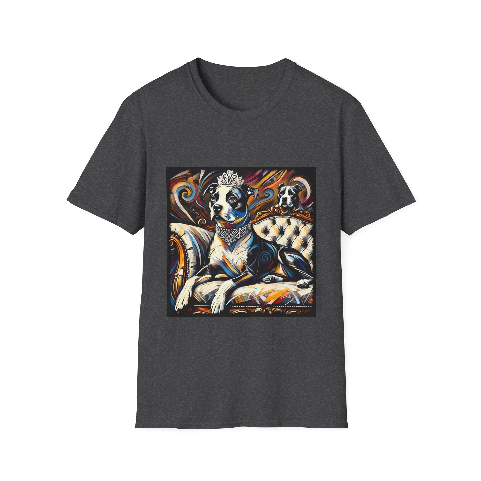 American Pit Bull Terrier Bold Princess Swirl  | Unisex Dog T-Shirt