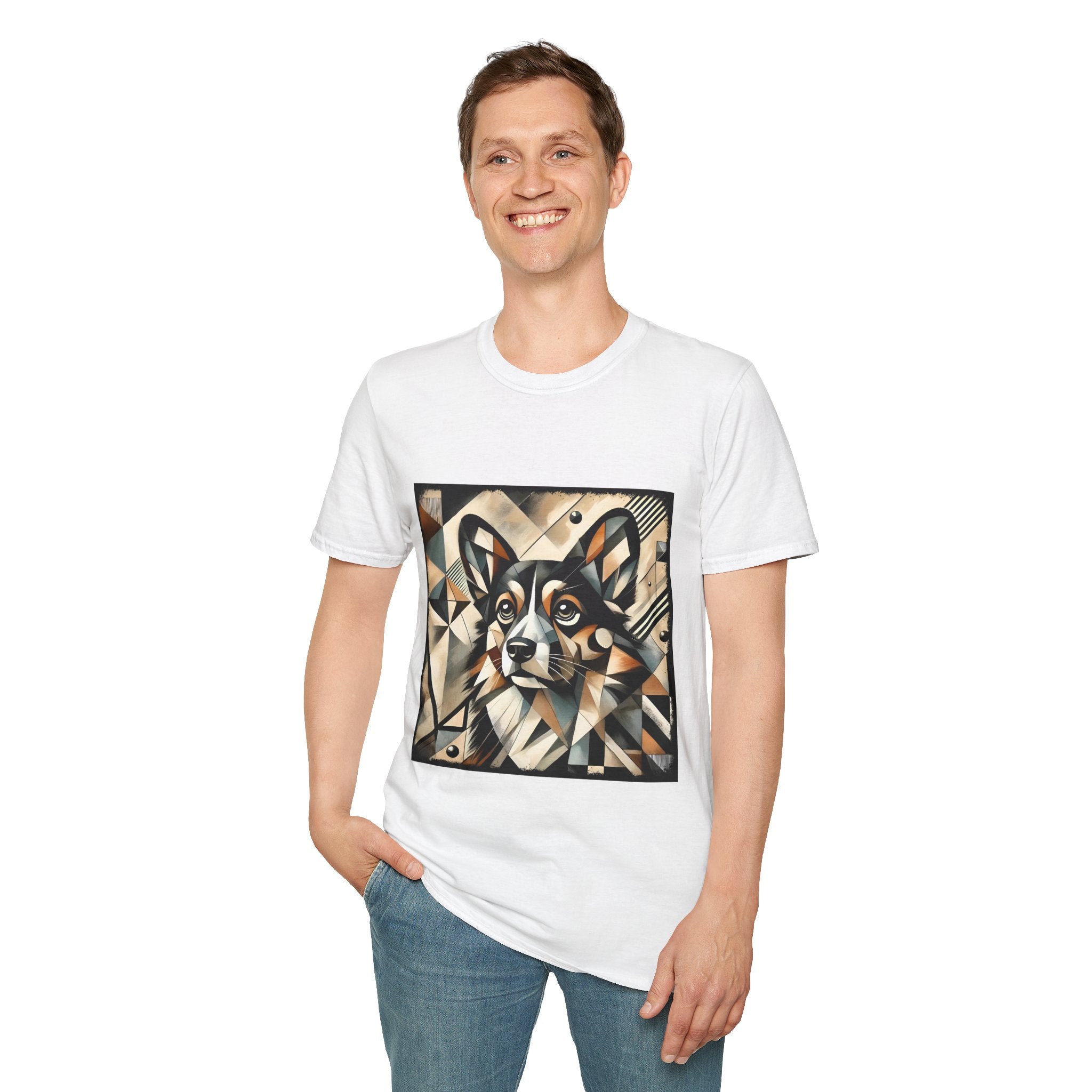 Pembroke Welsh Corgi Geometric | Unisex Dog T-Shirt