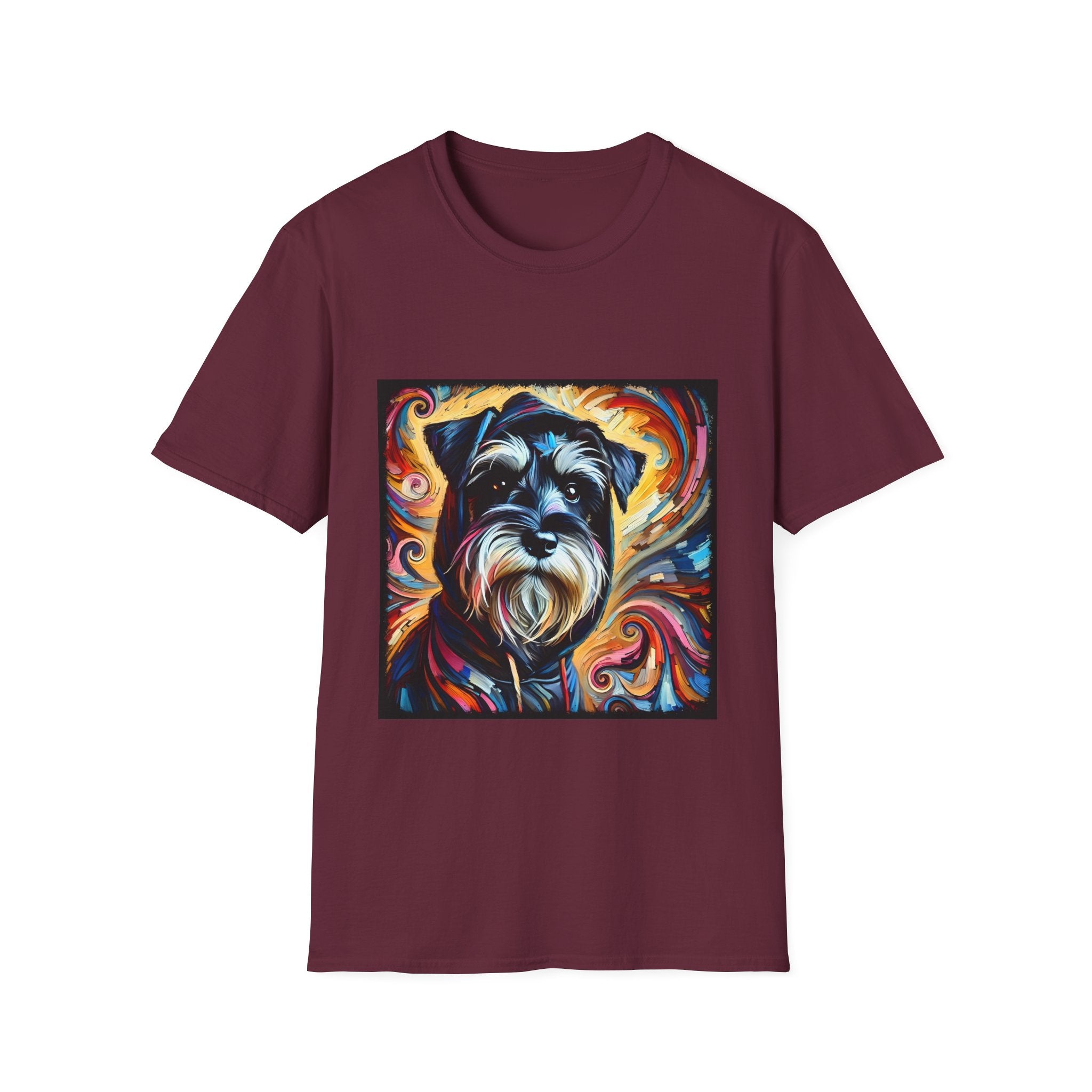Schnauzer Hoodie Swirl | Unisex Dog T-Shirt