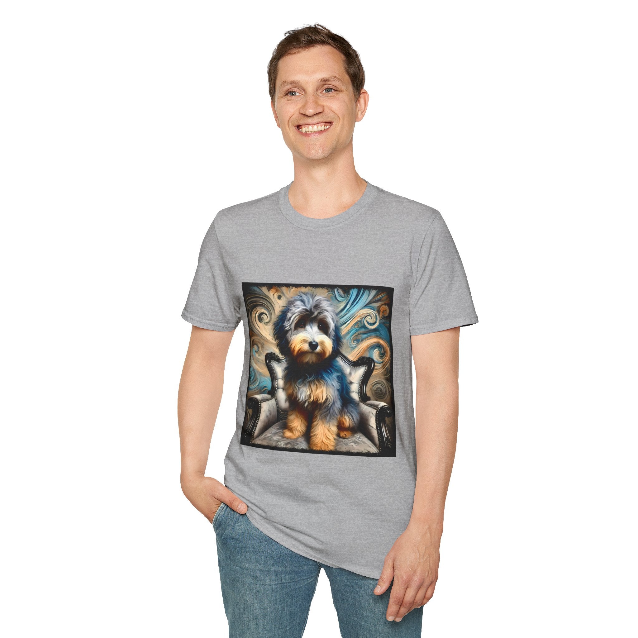 Aussiedoodle Ethereal Swirl | Unisex Dog T-Shirt