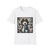 Aussiedoodle B&W Bold Tie | Unisex Dog T-Shirt