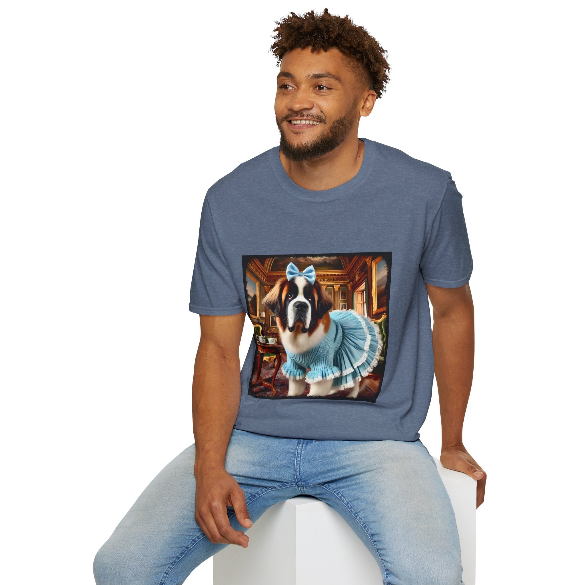 Saint Bernard Pampered Pup | Unisex Dog T-Shirt
