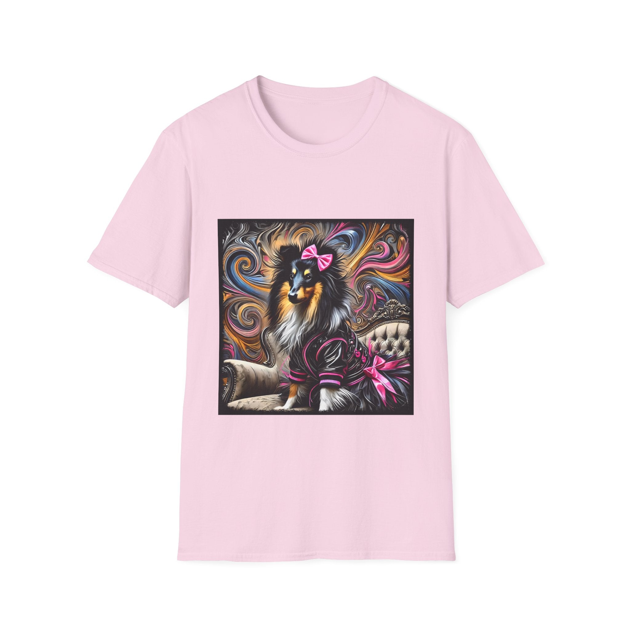 Collie Bold Rocker | Unisex Dog T-Shirt