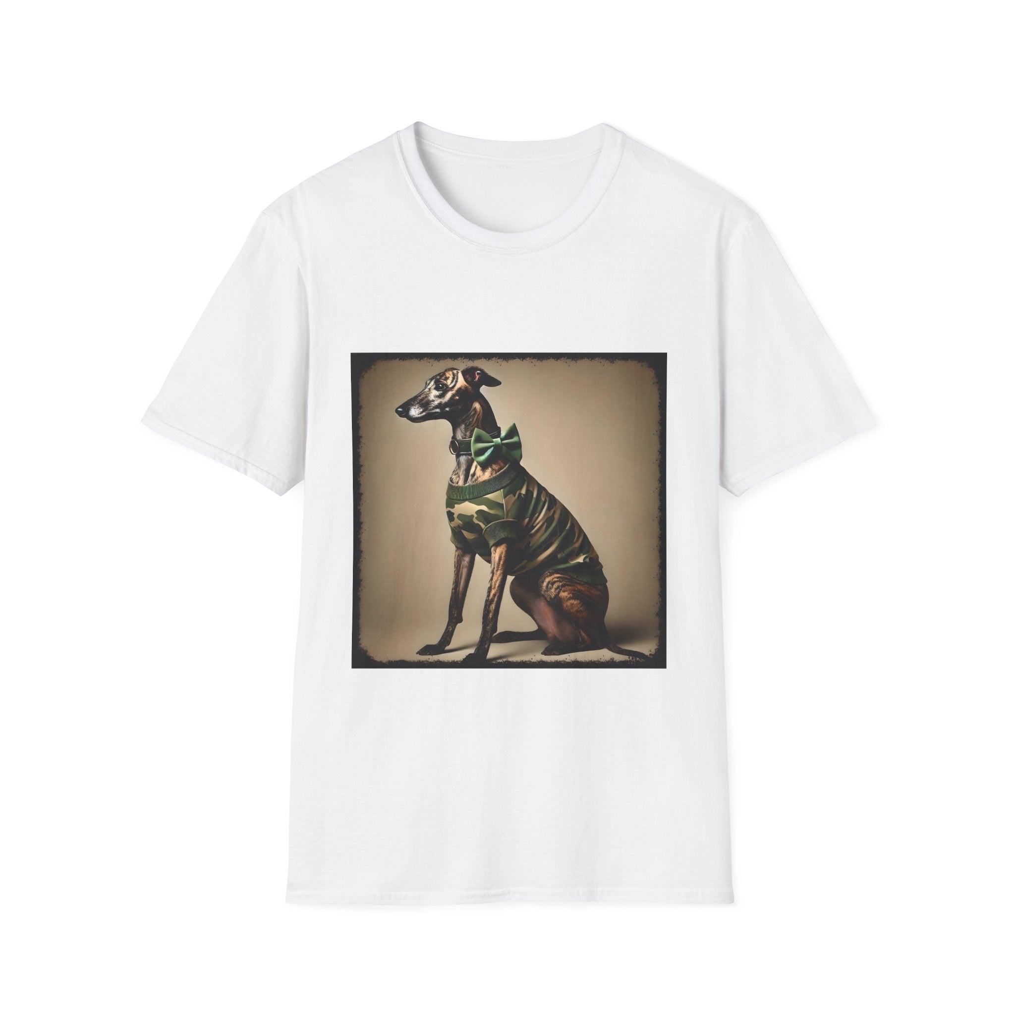 Greyhound Brindle Camo Cutie | Unisex Dog T-Shirt