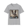 Boston Terrier Bougie Brindle | Unisex Dog T-Shirt