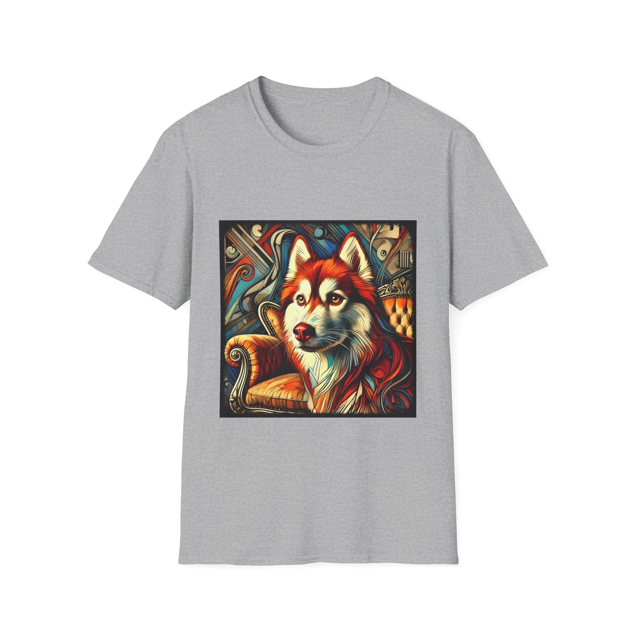Siberian Husky Red Rebel | Unisex Dog T-Shirt