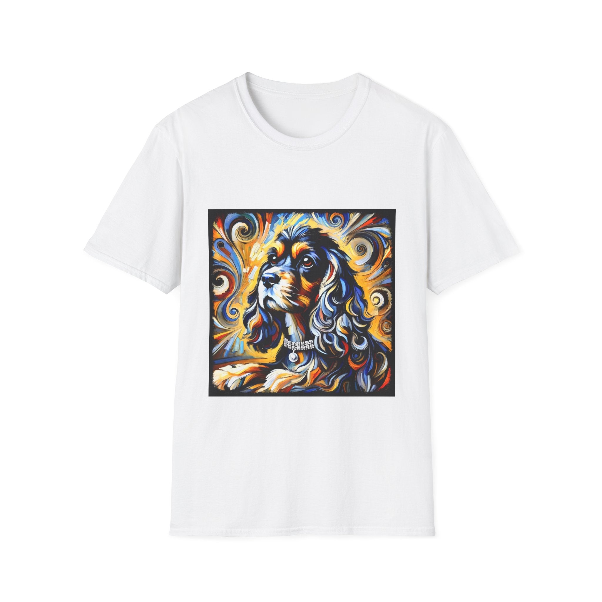 Cocker Spaniel Sun Swirl | Unisex Dog T-Shirt
