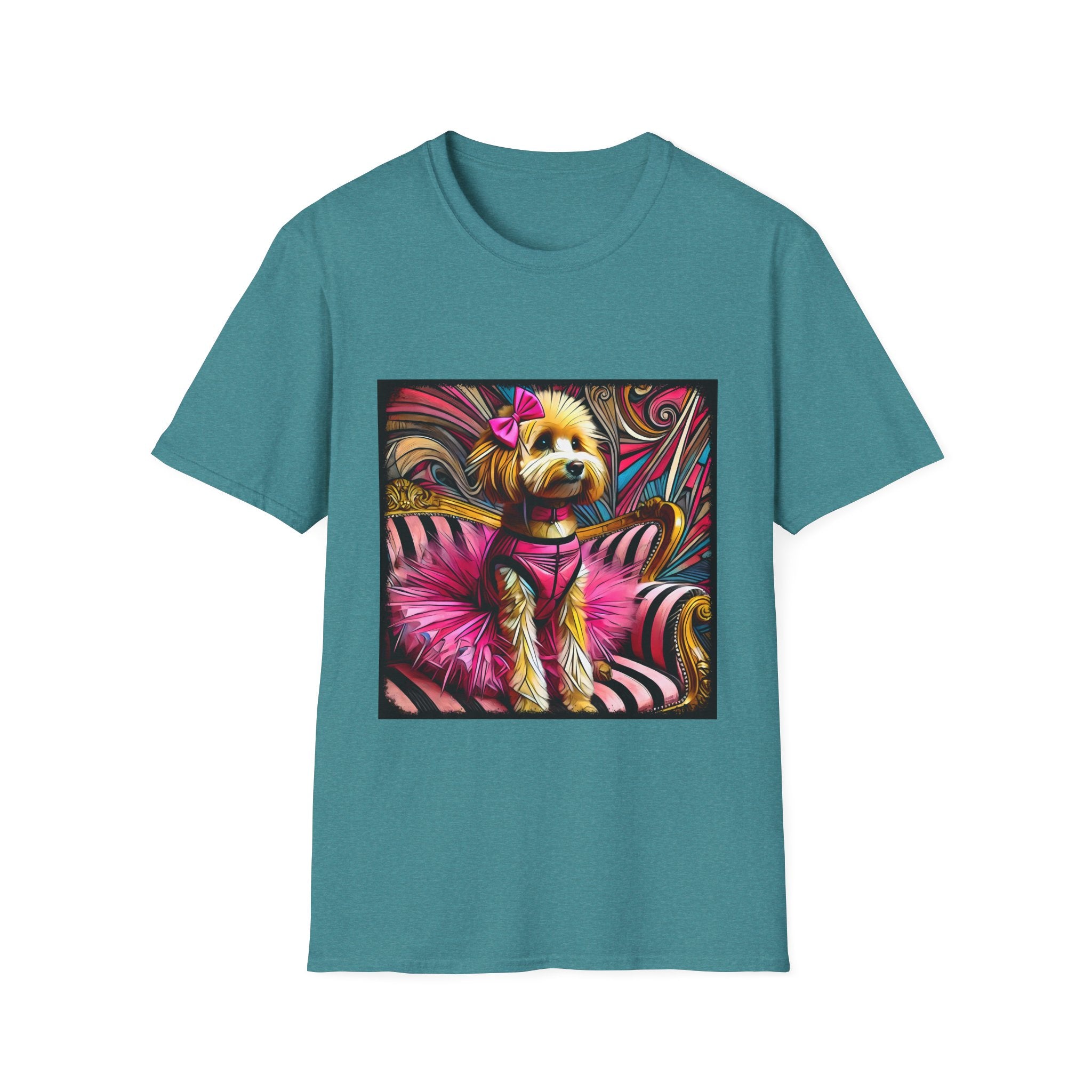 Goldendoodle Pink Rocker | Unisex Dog T-Shirt