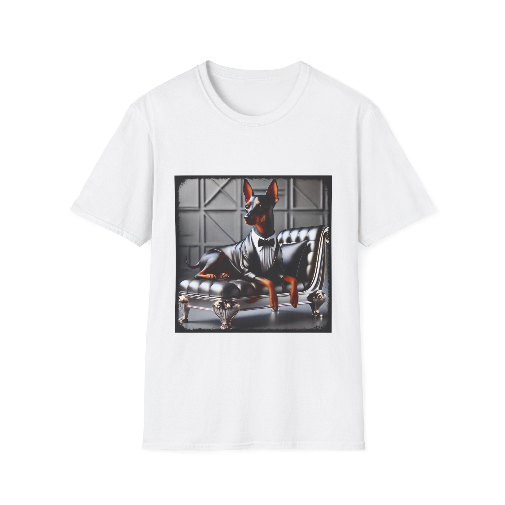 Doberman Pinscher Mini Maven | Unisex Dog T-Shirt