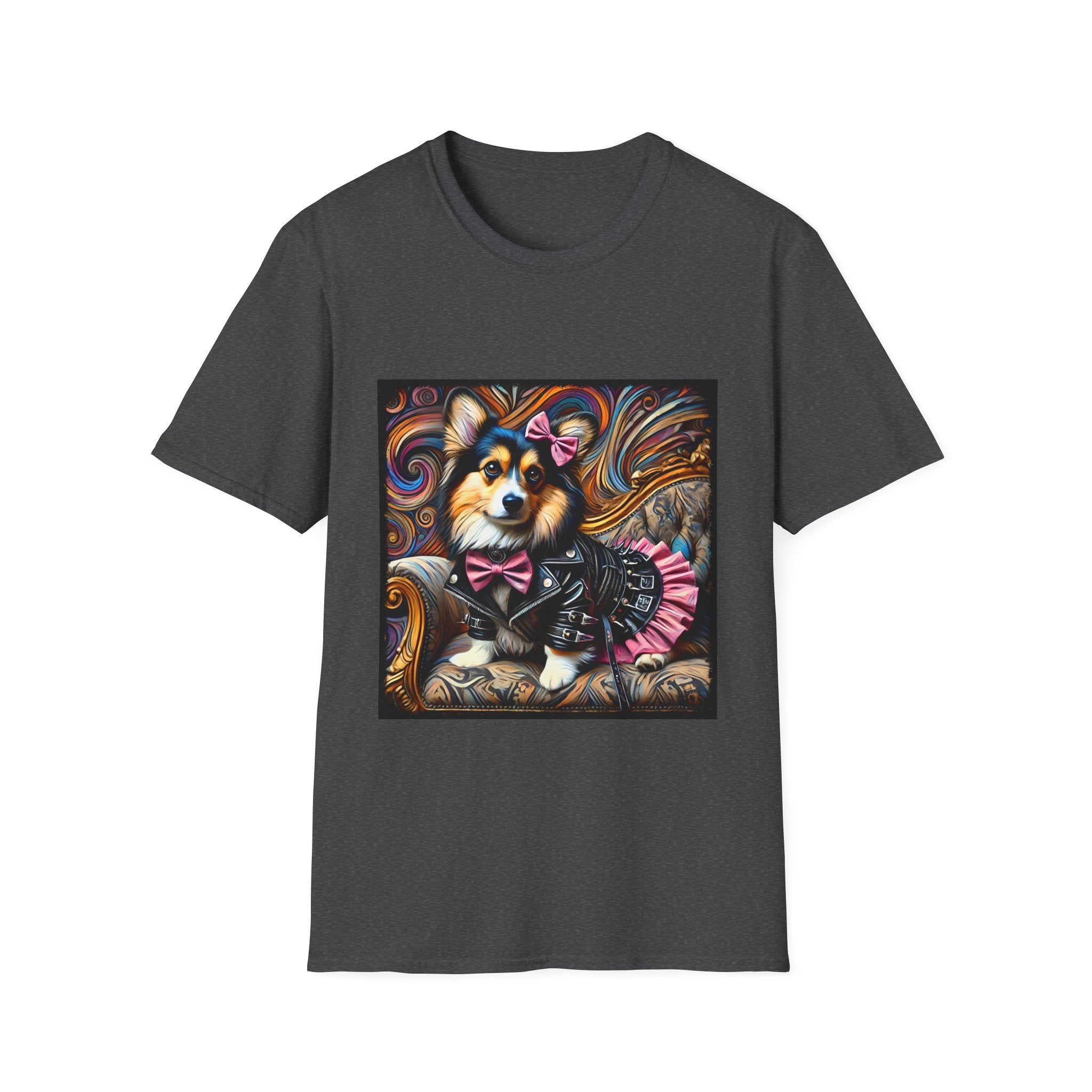 Pembroke Welsh Corgi Edgy Rocker II | Unisex Dog T-Shirt