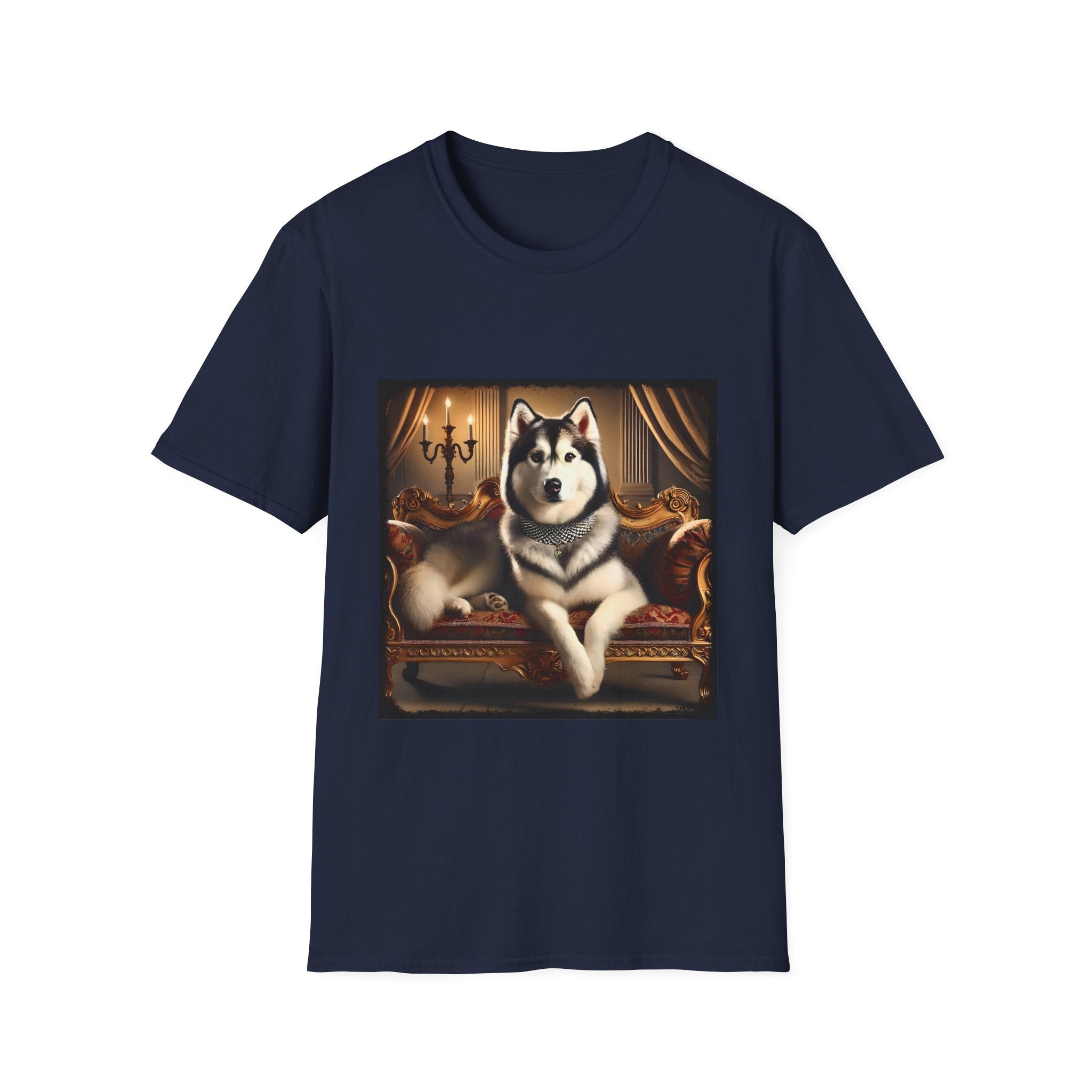 Siberian Husky Poised Princess | Unisex Dog T-Shirt