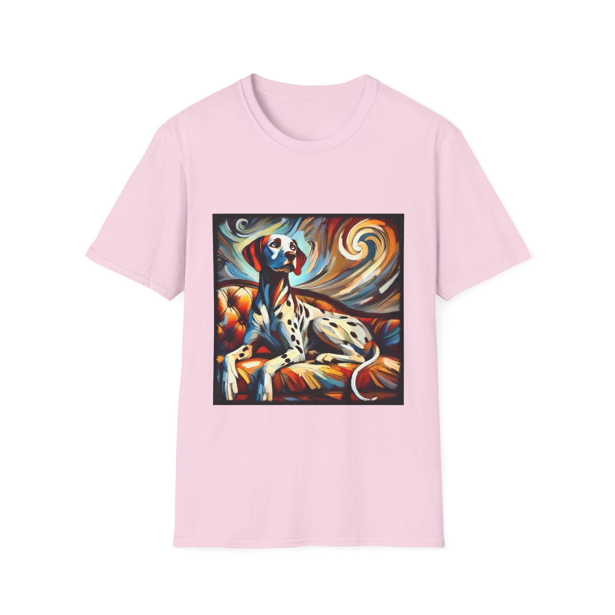 Dalmatian Warm Swirl | Unisex Dog T-Shirt
