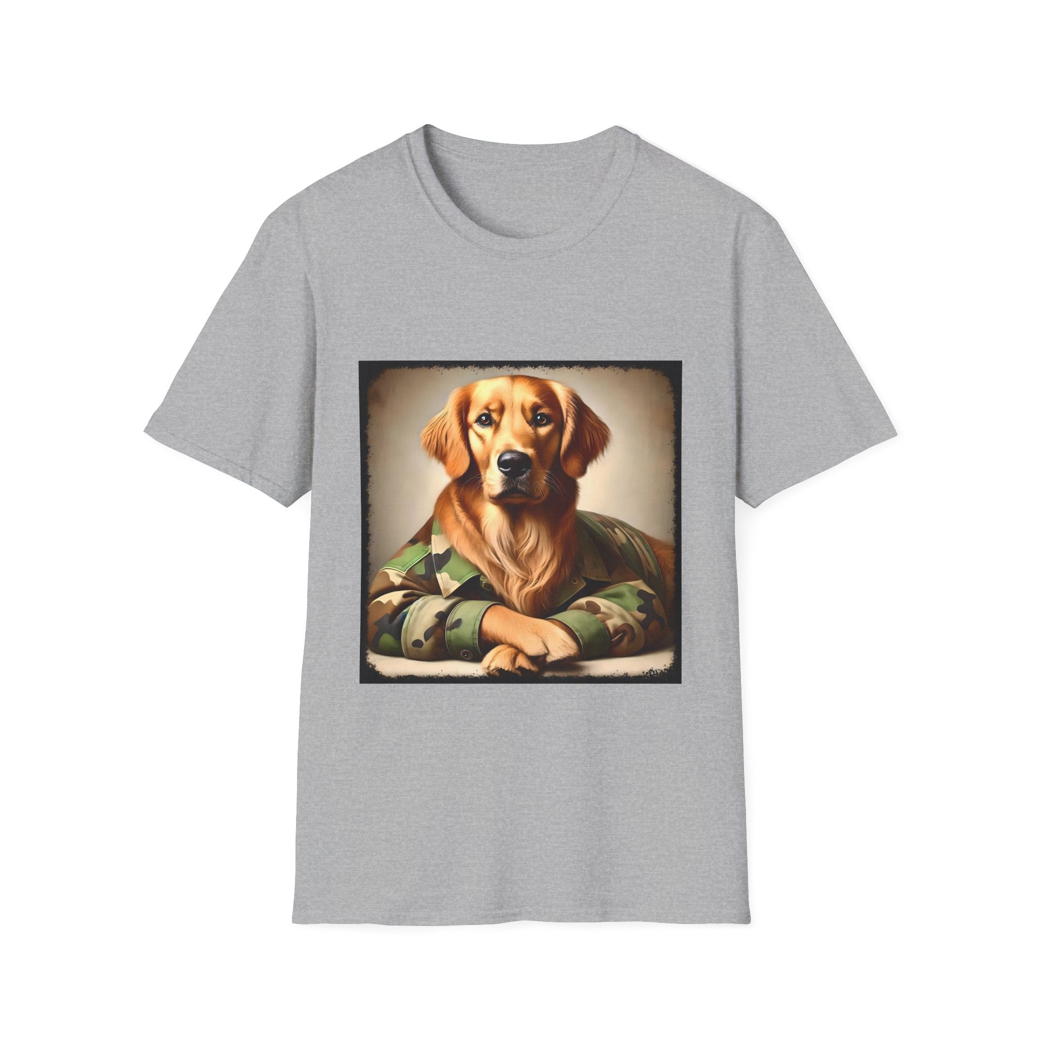 Golden Retriever Bark Battalion | Unisex Dog T-Shirt