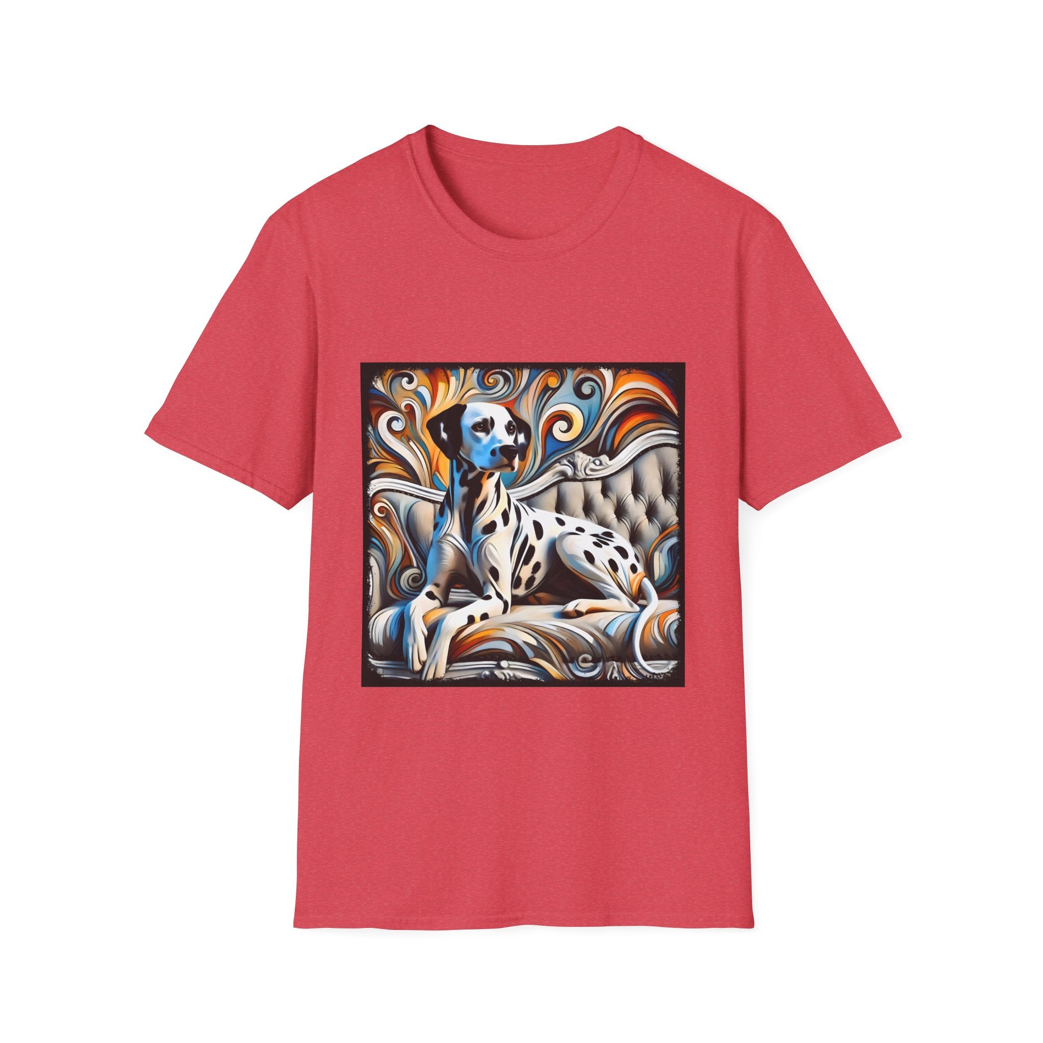 Dalmatian vivid Swirl | Unisex Dog T-Shirt