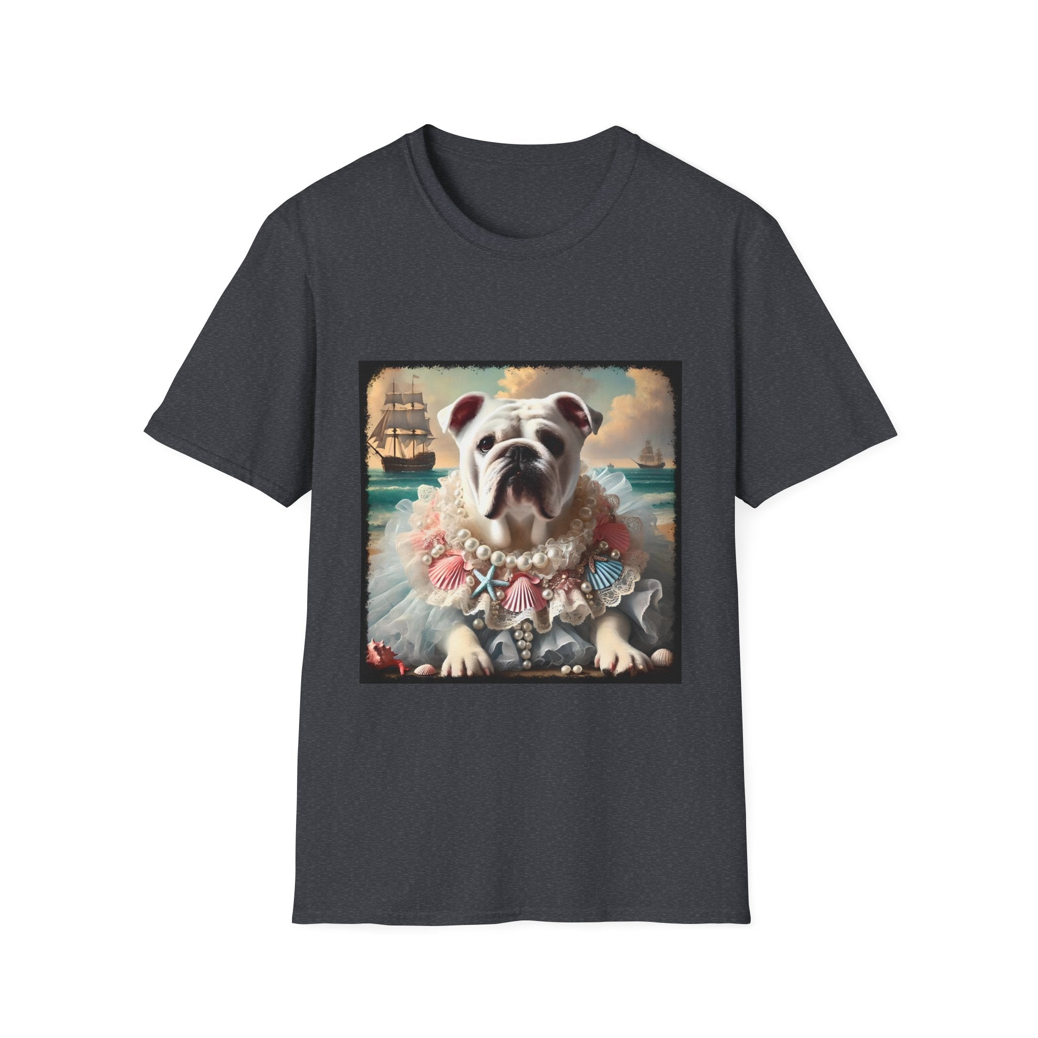 Bulldog Beach Babe | Unisex Dog T-Shirt