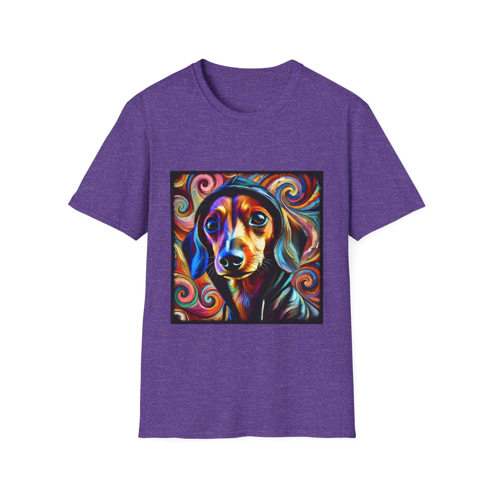 Dachshund Relaxed Swirl | Unisex Dog T-Shirt