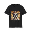 Unisex Boston Terrier graphic tee Mighty Monarch