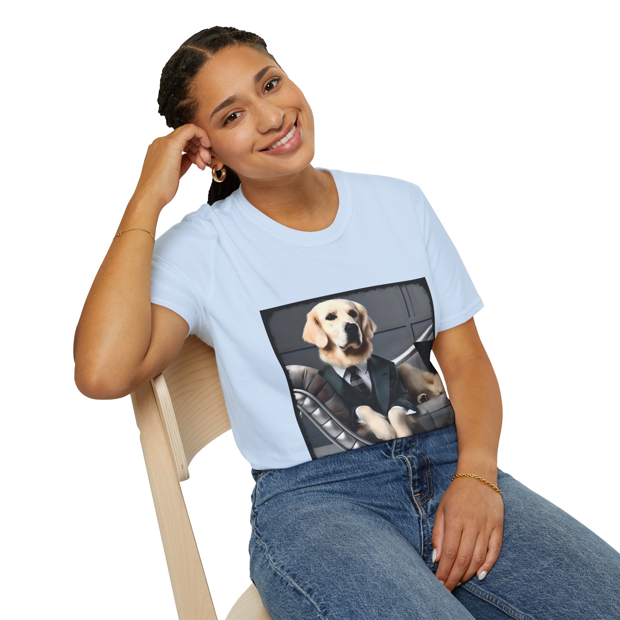 Golden Retriever Classy Chap | Unisex Dog T-Shirt