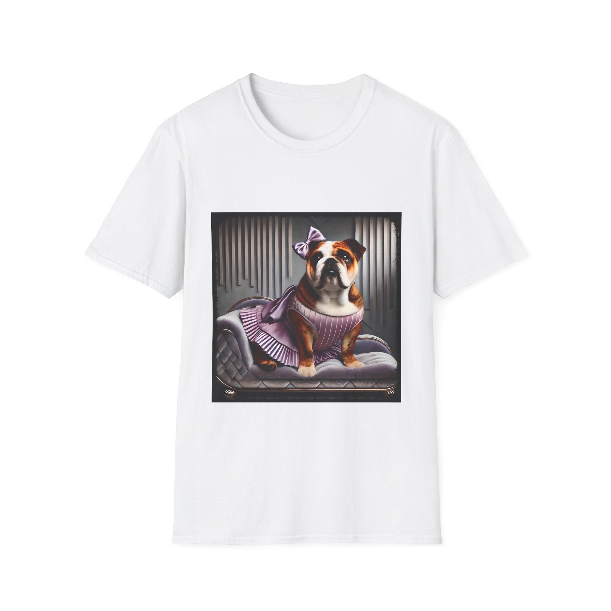 Bulldog Lilac Lovey | Unisex Dog T-Shirt