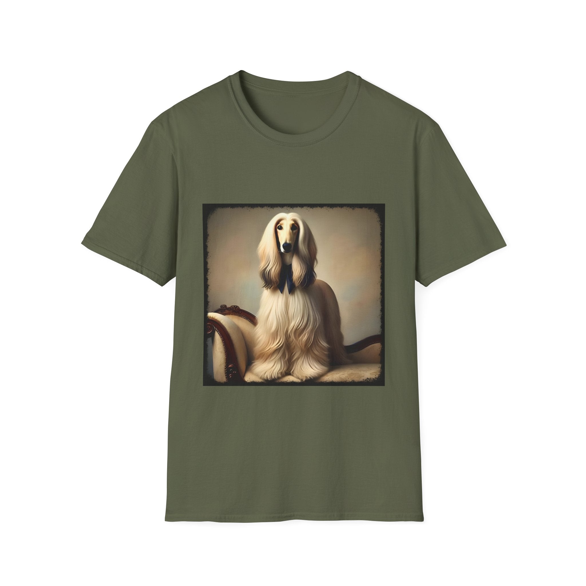 Afghan Hound Posh Portrait | Unisex Dog T-Shirt
