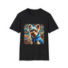 Yorkshire Terrier Metro Swirl | Unisex Dog T-Shirt