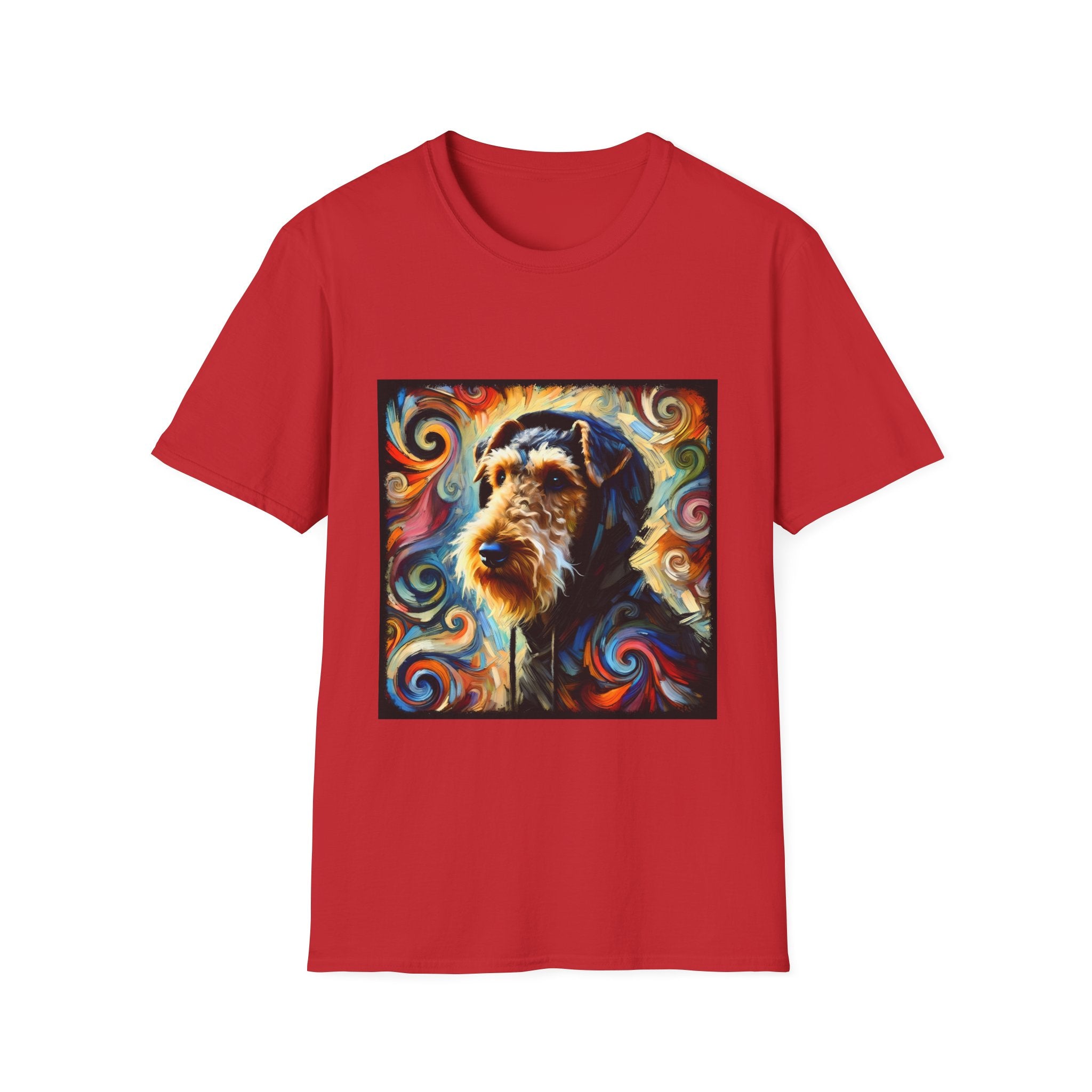 Airedale Terrier Hoodie Swirl | Unisex Dog T-Shirt