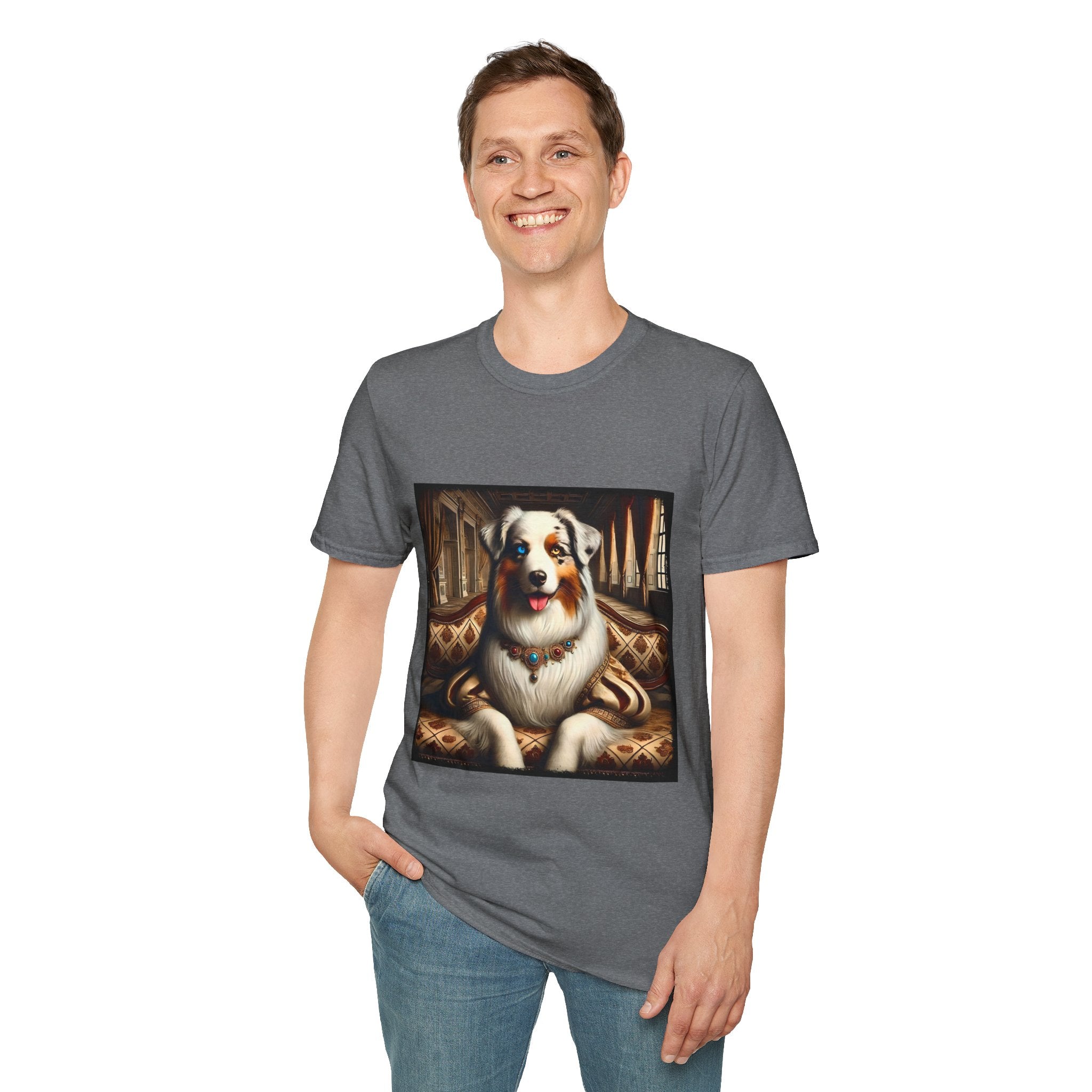 Australian Shepherd Poised Princess | Unisex Dog T-Shirt