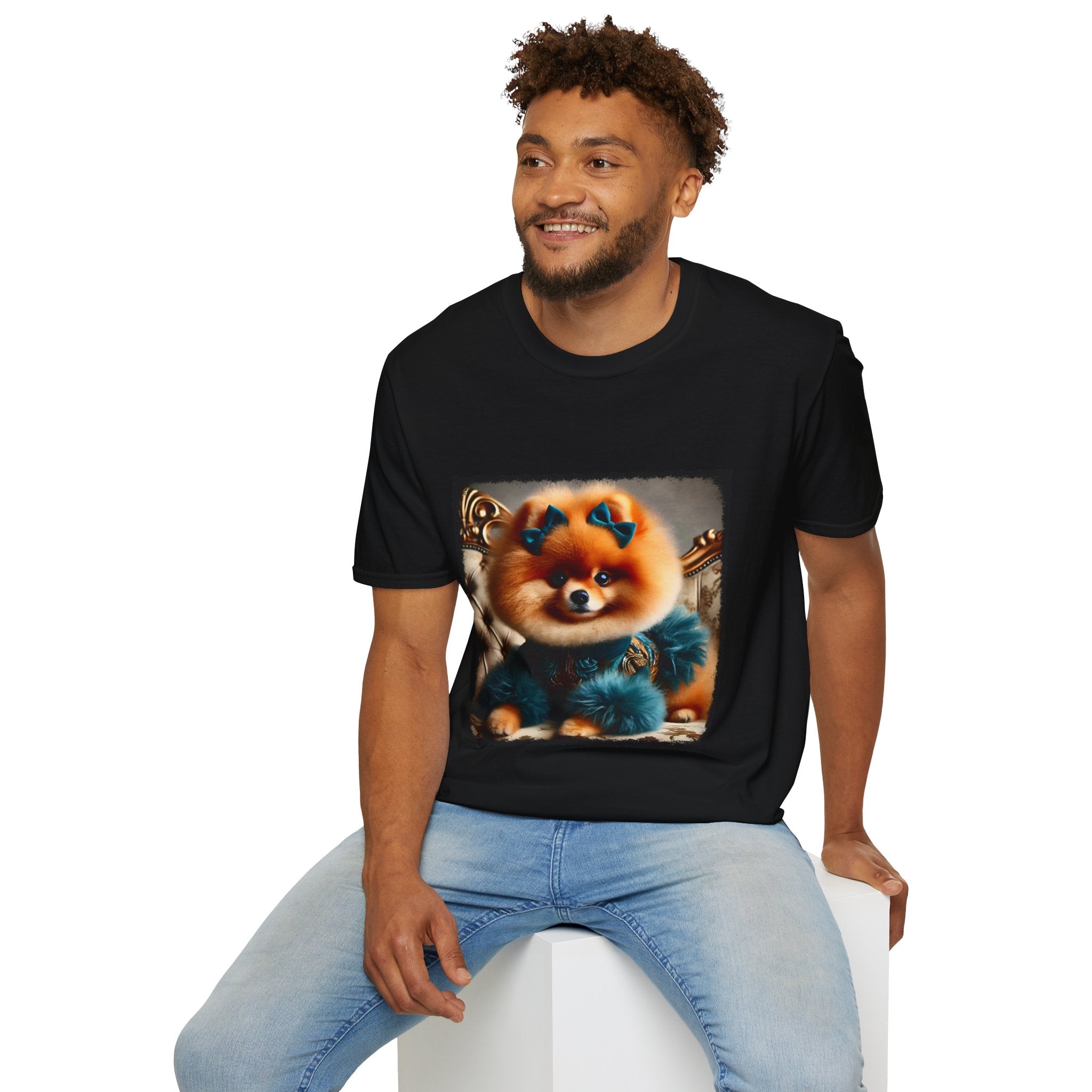 Pomeranian Fluff Boss | Unisex Dog T-Shirt